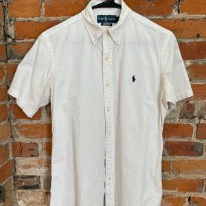 Ralph Lauren Seersucker Short Sleeve Button Down